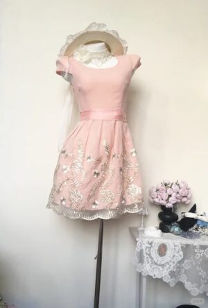 Blossom Lace Embroidery Dress