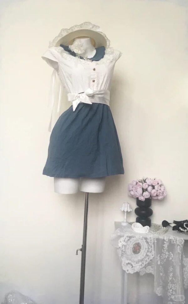 Blue Bow Dress
