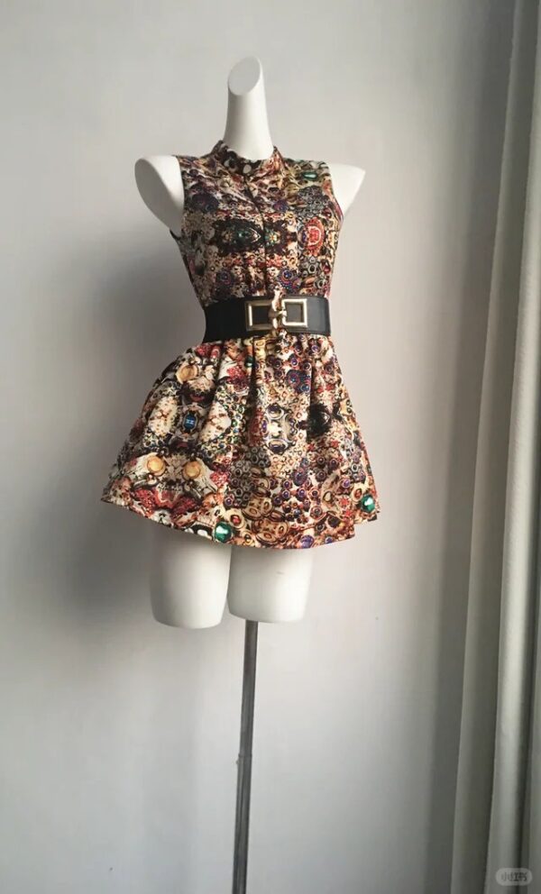 Printed Glam Dress