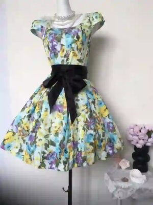 Fresh Green Elegant Dress
